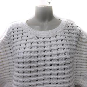 Theory ニット セーター 半袖 S 白 ホワイト