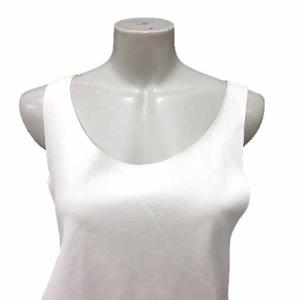 BALMAIN タンクトップ スエード 34 XS 白 ホワイト