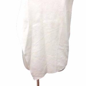 BALMAIN タンクトップ スエード 34 XS 白 ホワイト