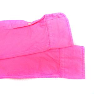 RALPH LAUREN カジュアルシャツ 長袖 ロゴ刺繍 XS ピンク