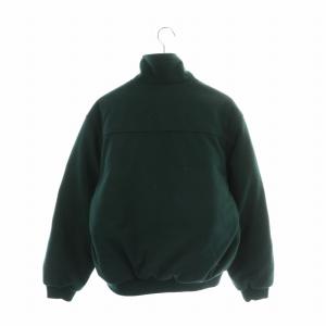 MONCLER ダウンジャケット アウター ハイネック ジップアップ ロゴ 94-5 S 緑 グリーン