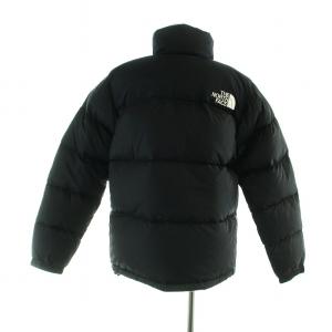 THE NORTH FACE ヌプシ ダウンジャケット ジップアップ 長袖 ロゴ 刺繍 M 黒 ブラック ND91841 GY12