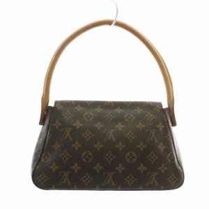 LOUIS VUITTON ミニルーピング ワンショルダー モノグラム ブラウン M51147