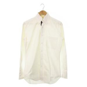 オックスフォードシャツ 長袖 ボタンダウン トリコロール