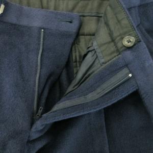 kolor パンツ スラックス テーパード アンゴラ ウール混 2 M 紺 ネイビー /AH5 GY99