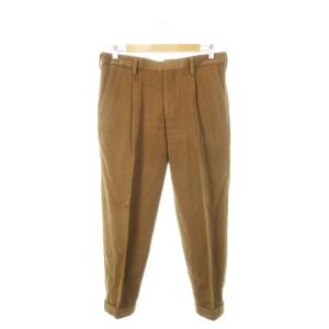 パンツ スラックス トラウザー テーパード ウール 2 M 茶 ブラウン /AH1 GY99