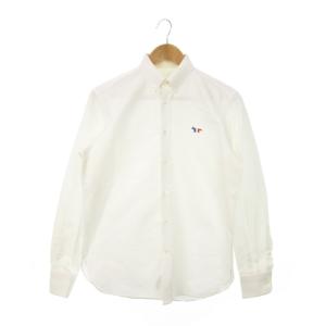 美品】MAISON KITSUNÉ ホワイト ボタンダウンシャツ 39