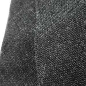 THOM BROWNE ナロータイ ネクタイ ウール 無地 裏側ワンポイント トリコロール チャコール グレー