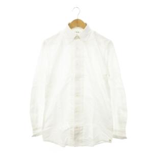 × コエ KOE シャツ 長袖 オックスフォード ボタンダウン コットン L 白 ホワイト