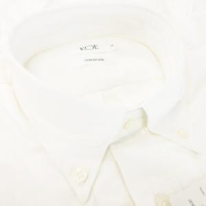 THOM BROWNE × コエ KOE シャツ 長袖 オックスフォード ボタンダウン コットン L 白 ホワイト