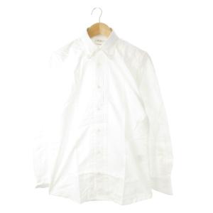 × コエ KOE オックスフォードシャツ ボタンダウン 長袖 コットン ライン M 白 ホワイト /CK15