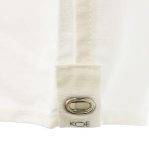 THOM BROWNE × コエ KOE オックスフォードシャツ ボタンダウン 長袖 コットン ワンポイント ロゴ M 白 ホワイト