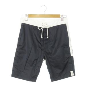 × コエ KOE パンツ ショート サマー スイムウェア 水陸両用 バイカラー M 紺 ネイビー