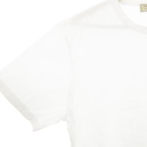 Maison Kitsuné Tシャツ ラウンドネック 半袖 トリコロールフォックス パッチ 胸ポケット コットン L 白 ホワイト