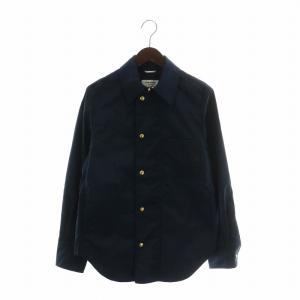 ジップアップ シェルオーバーシャツ 0 ネイビー