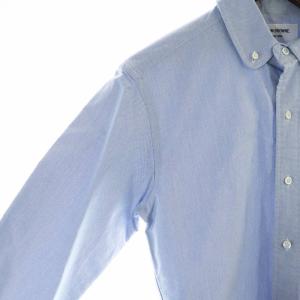 THOM BROWNE オックスフォードシャツ ボタンダウン 長袖 1 S 水色 青 ブルー GY99