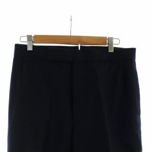 THOM BROWNE 4 BAR STRIPE トリコロール グログランテープ ウール スラックス
