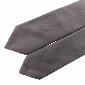 THOM BROWNE ネクタイ ナロータイ トリコロール シャドーストライプ USA製 黒 ブラック