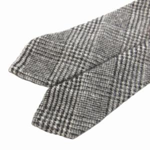 THOM BROWNE ネクタイ ナロータイ トリコロール チェック USA製 グレー /HO 0227 GY99 AA