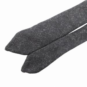 THOM BROWNE ネクタイ ナロータイ トリコロール ウール USA製 黒 ブラック /HO 0227 GY99 AA