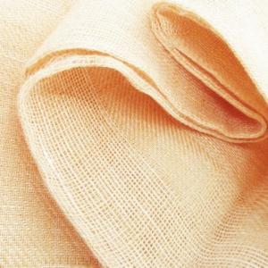 FENDI リネンストール マフラー ショール 麻 透け感 フリンジ ジャカード ロゴ ペールピンク /CK19 GY18