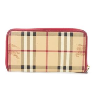 BURBERRY 長財布 PVC レザー ノバチェック ベージュ
