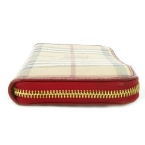 BURBERRY 長財布 PVC レザー ノバチェック ベージュ