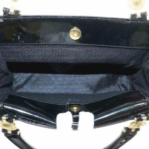 VERSACE ハンドバッグ サンバースト ブラック