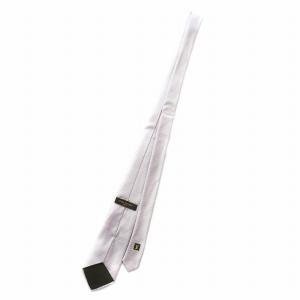 LOUIS VUITTON ネクタイ 絹 シルク ワイドタイ ロゴ 総柄 紫 パープル