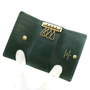 LOUIS VUITTON タイガ ミュルティクレ4 キーケース レザー 4連 ロゴ 緑 グリーン M30524 /XZ GY17