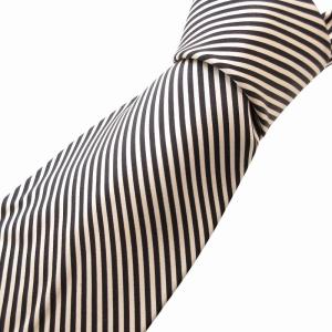 ネクタイ カジュアル レジメンタルストライプ 絹 シルク バイカラー /FF  GY17