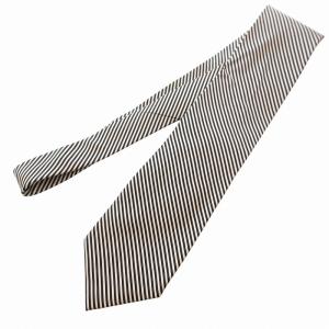 BRIONI ネクタイ カジュアル レジメンタルストライプ 絹 シルク バイカラー /FF  GY17