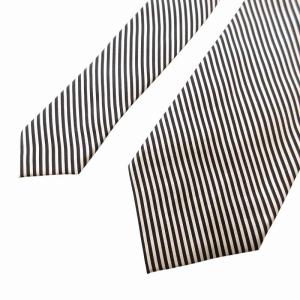 BRIONI ネクタイ カジュアル レジメンタルストライプ 絹 シルク バイカラー /FF  GY17