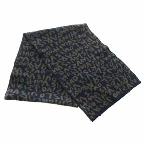 LOUIS VUITTON エシャルプ スティーブン・スプラウス ロゴグラフィティ ニットマフラー