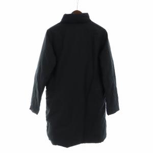 MONCLER 紺タグ ヴィンテージ ナイロン ジャケット ミドル 長袖 ジップアップ ロゴ 0 XXS 黒 ブラック