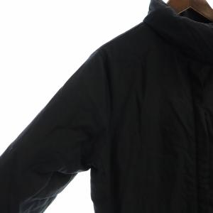 MONCLER 紺タグ ヴィンテージ ナイロン ジャケット ミドル 長袖 ジップアップ ロゴ 0 XXS 黒 ブラック