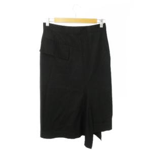 Y's ヨウジヤマモト Yohji Yamamoto 変形スカート タイト ロング ミモレ アシンメトリー 1
