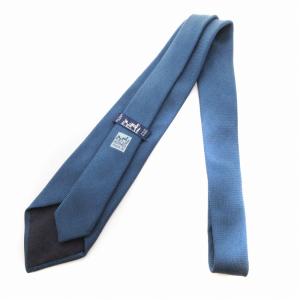 HERMES ネクタイ レギュラータイ 絹 シルク 青 233623 SA