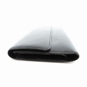 LOUIS VUITTON 76 M63382 エピ ポルトトレゾール インターナショナル 長財布 三つ折り 小銭入れあり 黒 ブラック