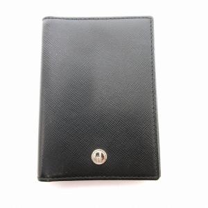 新品同様＊ dunhill ダンヒル レザー 二つ折り 長財布 札入れ