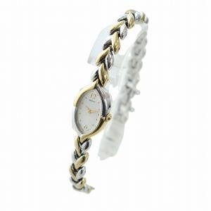 腕時計 ブレスレットウォッチ クォーツ SS シェル文字盤 コンビカラー