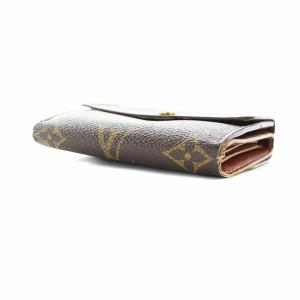 LOUIS VUITTON ポルトモネ ビエ カルトクレディ M61652 三つ折り財布 ウォレット ロゴ モノグラム キャンバス 茶 ブラウン GY18