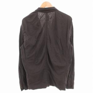 FOB FACTORY テーラードジャケット ブレザー 3B ノーベント ナイロン 3 黒 ブラック /GV