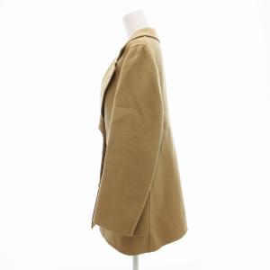 HERNO チェスターコート ウールジャケット 3B ノッチドラペル パッチポケット ベージュ /JS