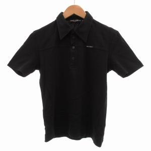 ポロシャツ 半袖 46 黒 ブラック /UO