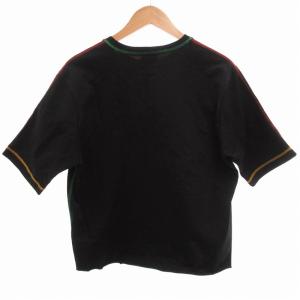 PAUL SMITH 美品 Tシャツ カットソー ステッチ カットアウト 半袖 L 紺 ネイビー