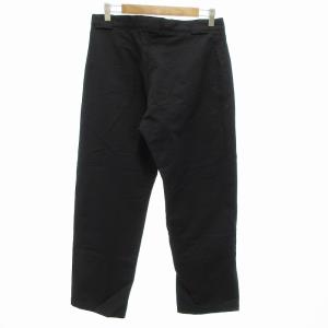 EMPORIO ARMANI ワイドパンツ ストレート 48 黒 ブラック