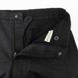 EMPORIO ARMANI ワイドパンツ ストレート 48 黒 ブラック