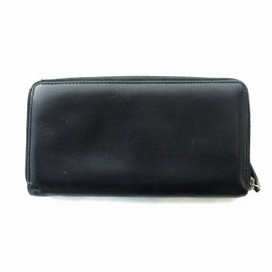 GUCCI インターロッキングG 長財布 ウォレット ロゴ ソーホー シェリーライン レザー ラウンドファスナー 黒