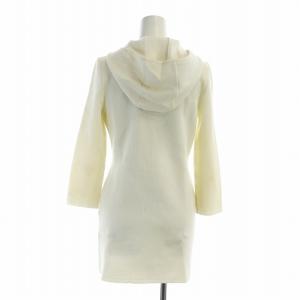 FOXEY ニットピケクルーザーパーカー 40 ホワイト 28456